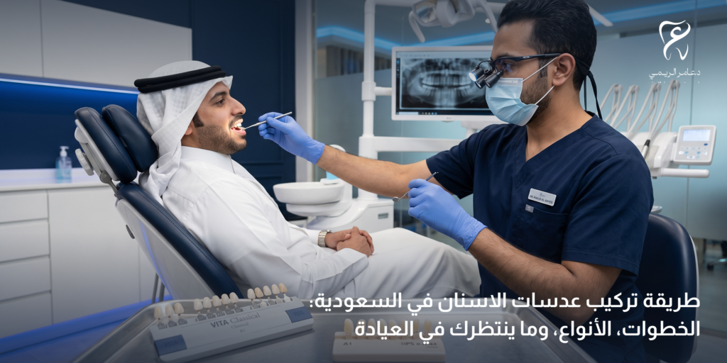 طريقة تركيب عدسات الاسنان في السعودية: الخطوات، الأنواع، وما ينتظرك في العيادة